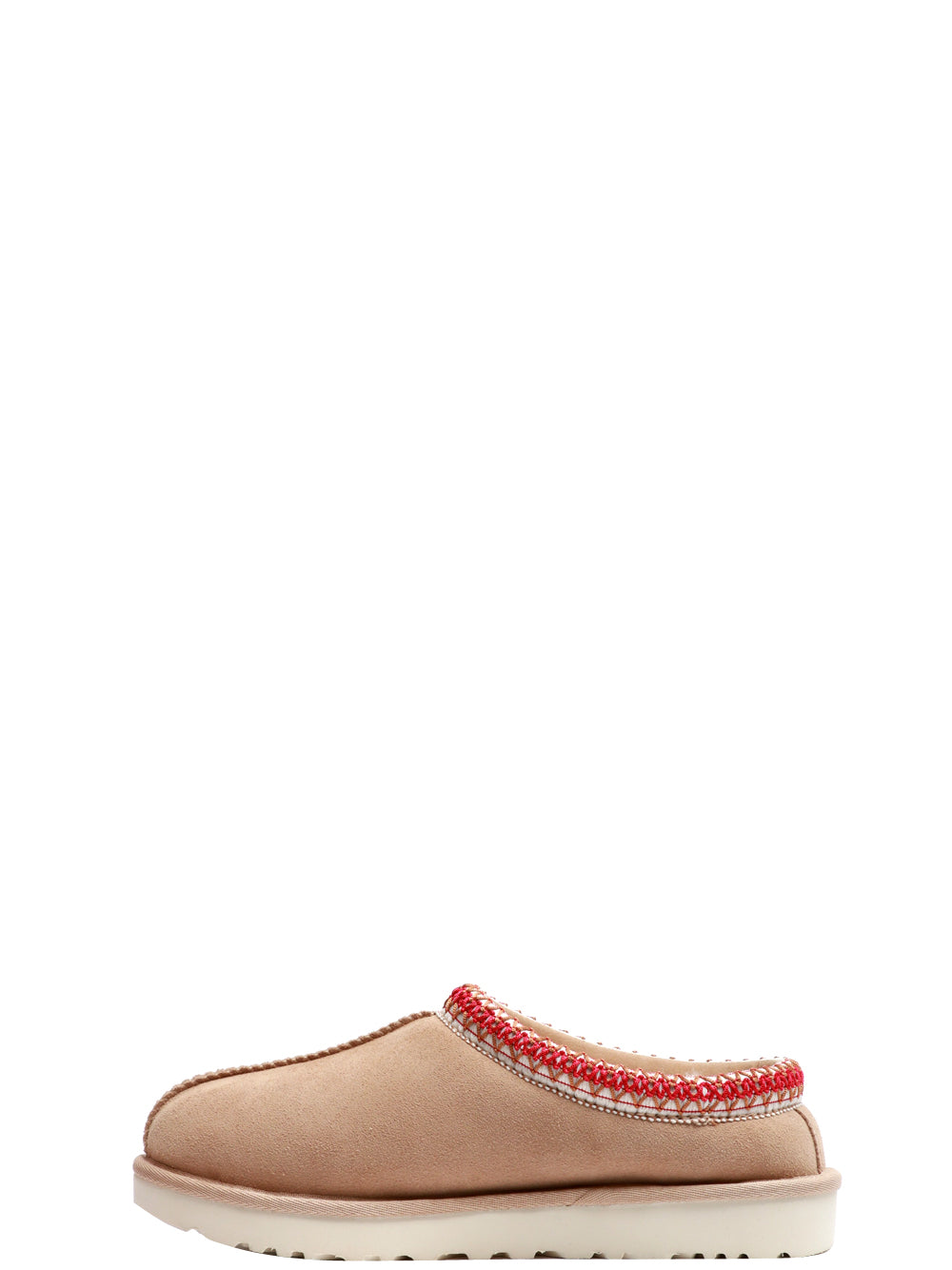 UGG Scarpe Slippers Tasman in Suede Sabbia con Imbottitura in Lana Sabbia