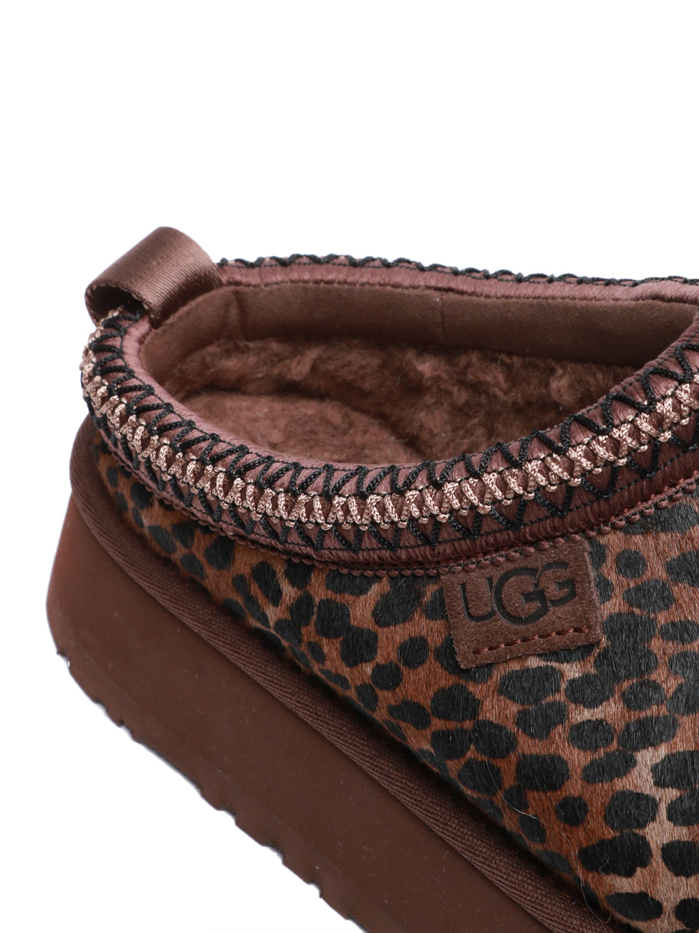 UGG Scarpe Slippers Tazz Caspian in Cavallino Animalier Marrone/beige
