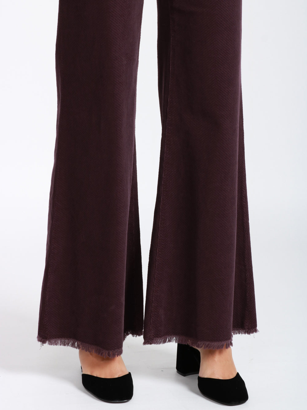 VIA MASINI 80 Pantaloni Via Conti Palazzo in Cotone Vinaccio Vino