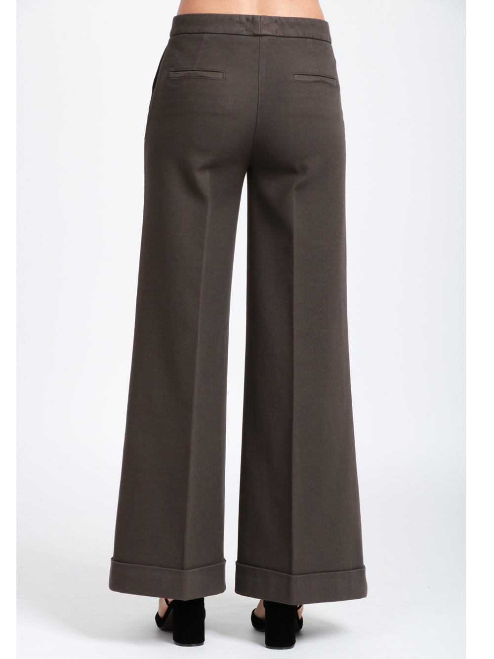 VIA MASINI 80 Pantaloni Via Mascagni Palazzo in Cotone Testa di Moro Testa di moro