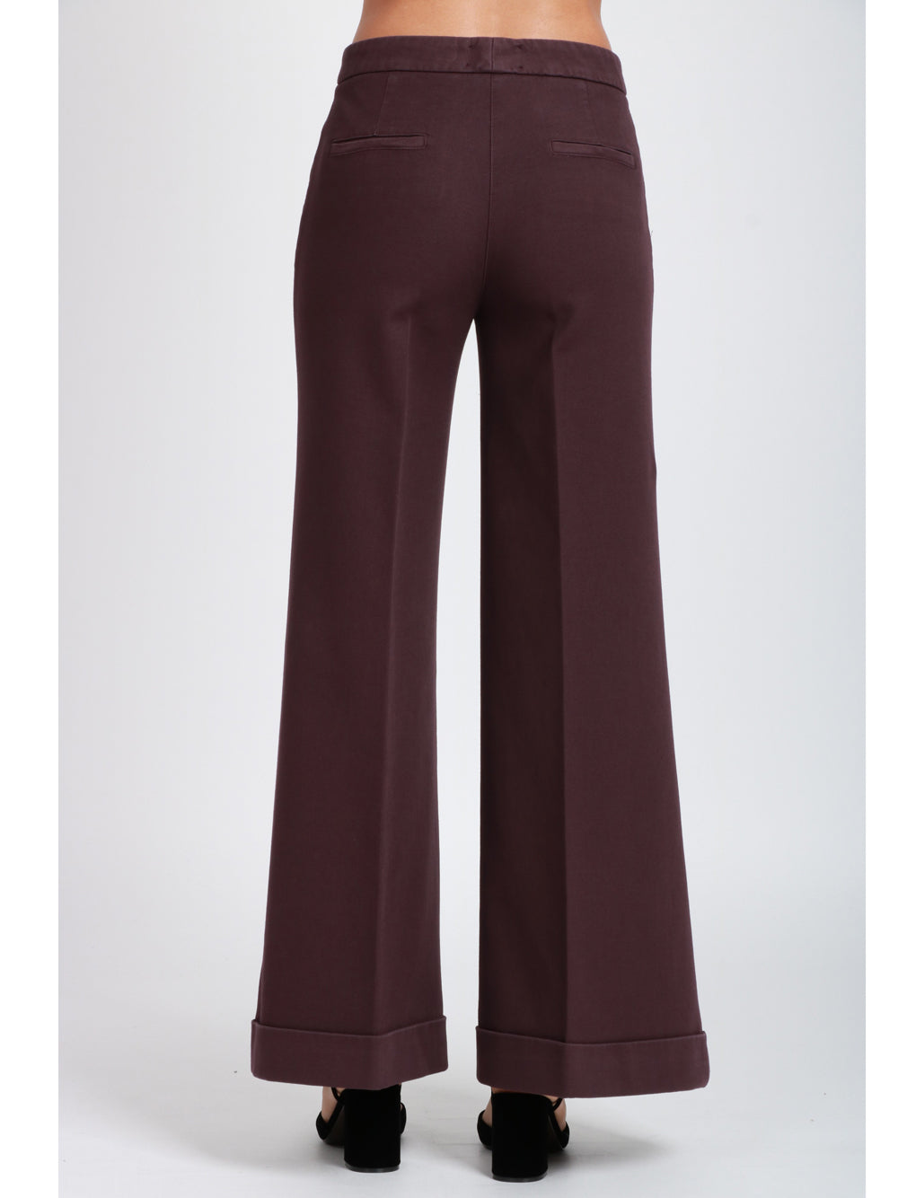 VIA MASINI 80 Pantaloni Via Mascagni Palazzo in Cotone Vinaccio Vino