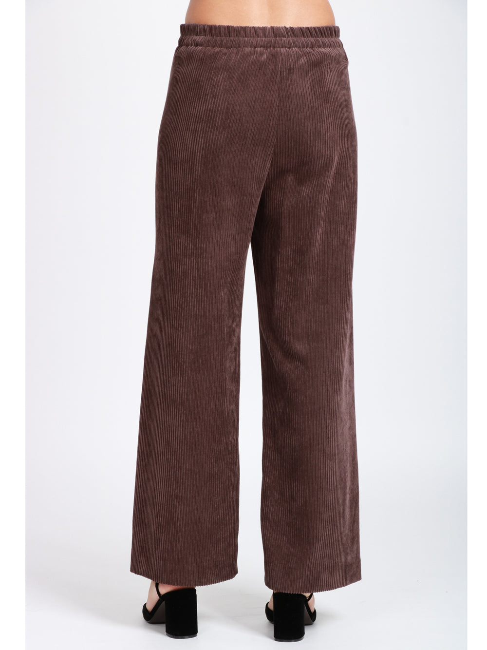 VIA MASINI 80 Pantaloni Via Milano in Velluto a Costine Marrone Marrone