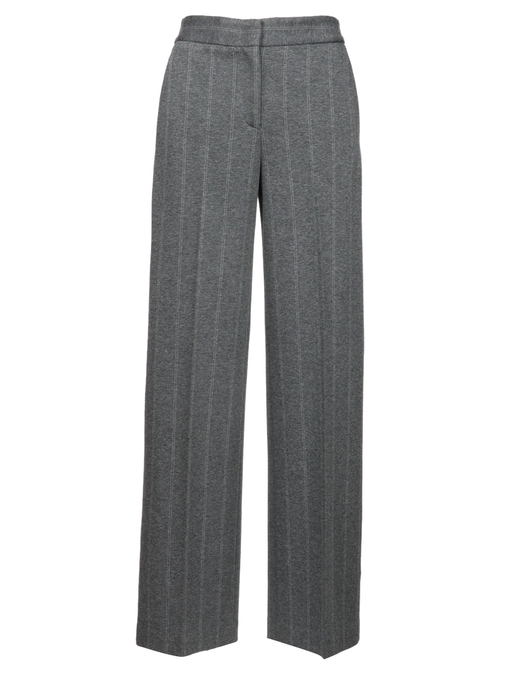 VIA MASINI 80 Pantaloni Via Sanzada Grigi Gessati Bianchi Grigio Bianco