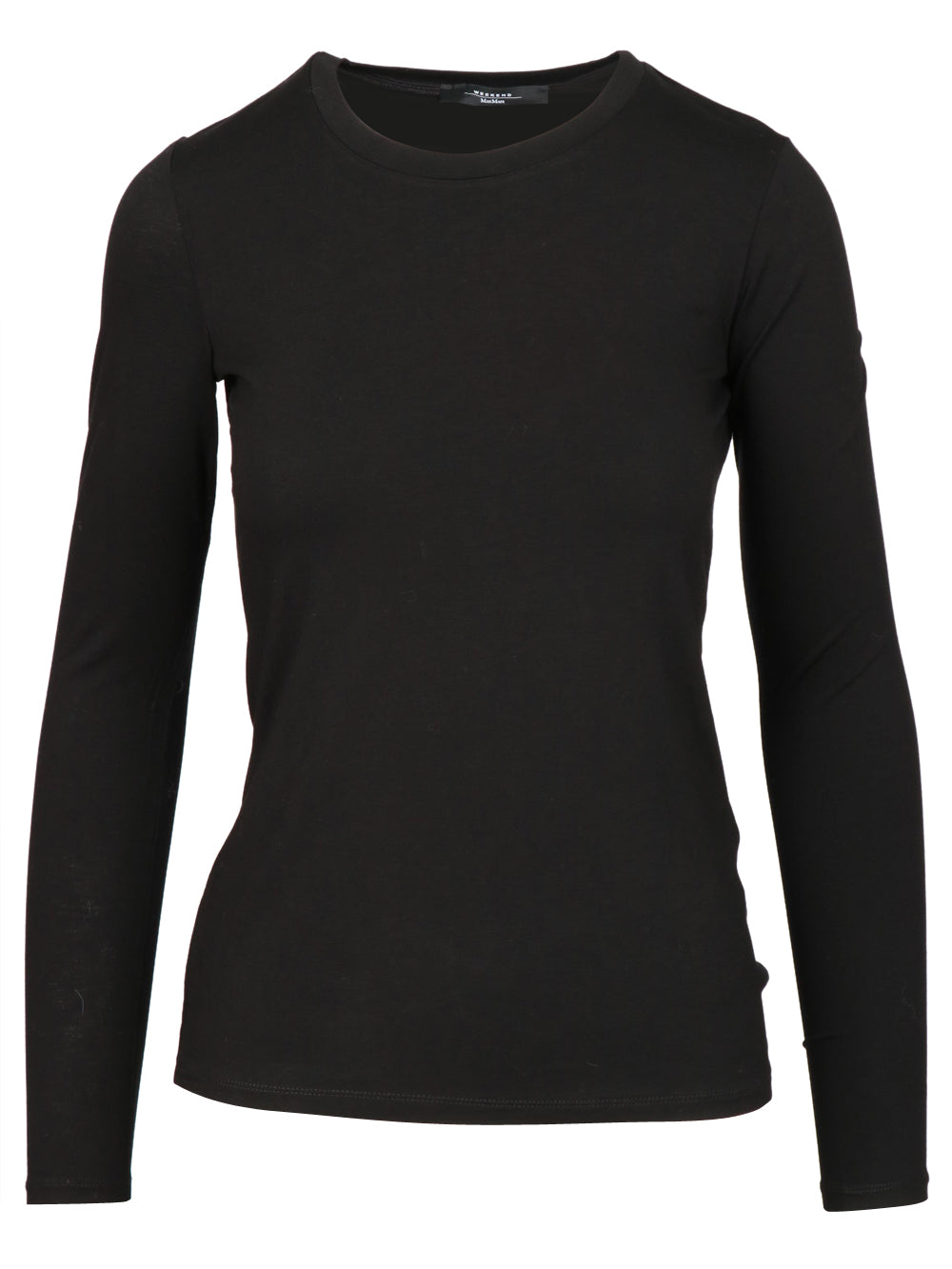 WEEKEND MAX MARA Maglia Multie Girocollo Nera Nero
