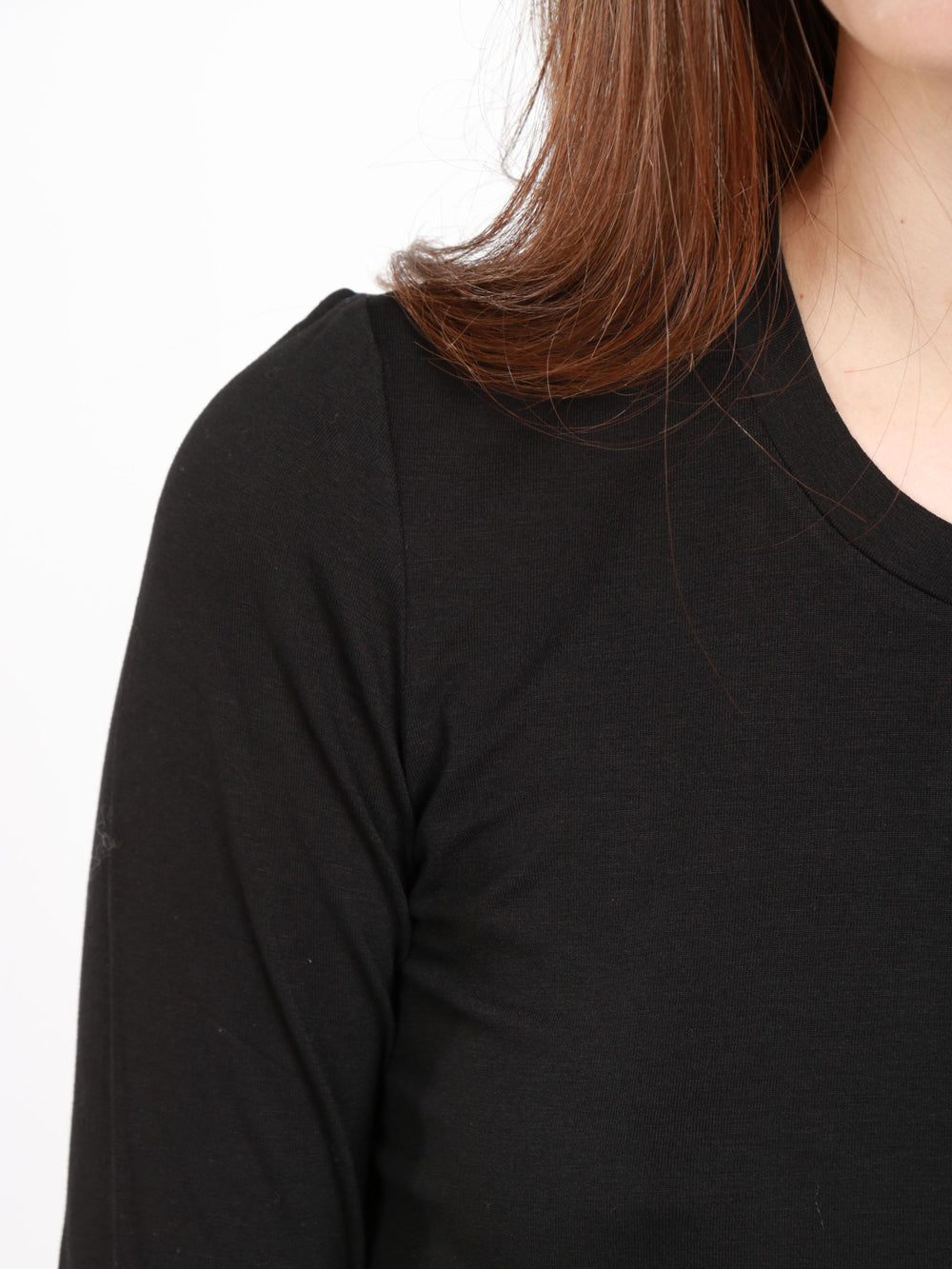 WEEKEND MAX MARA Maglia Multie Girocollo Nera Nero
