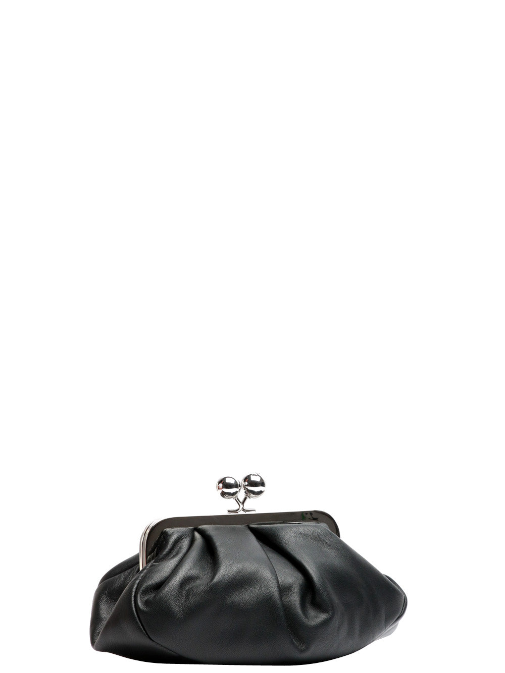 WEEKEND MAX MARA Borsa Pochette Prati Pasticcino Small in Pelle Nera Nero