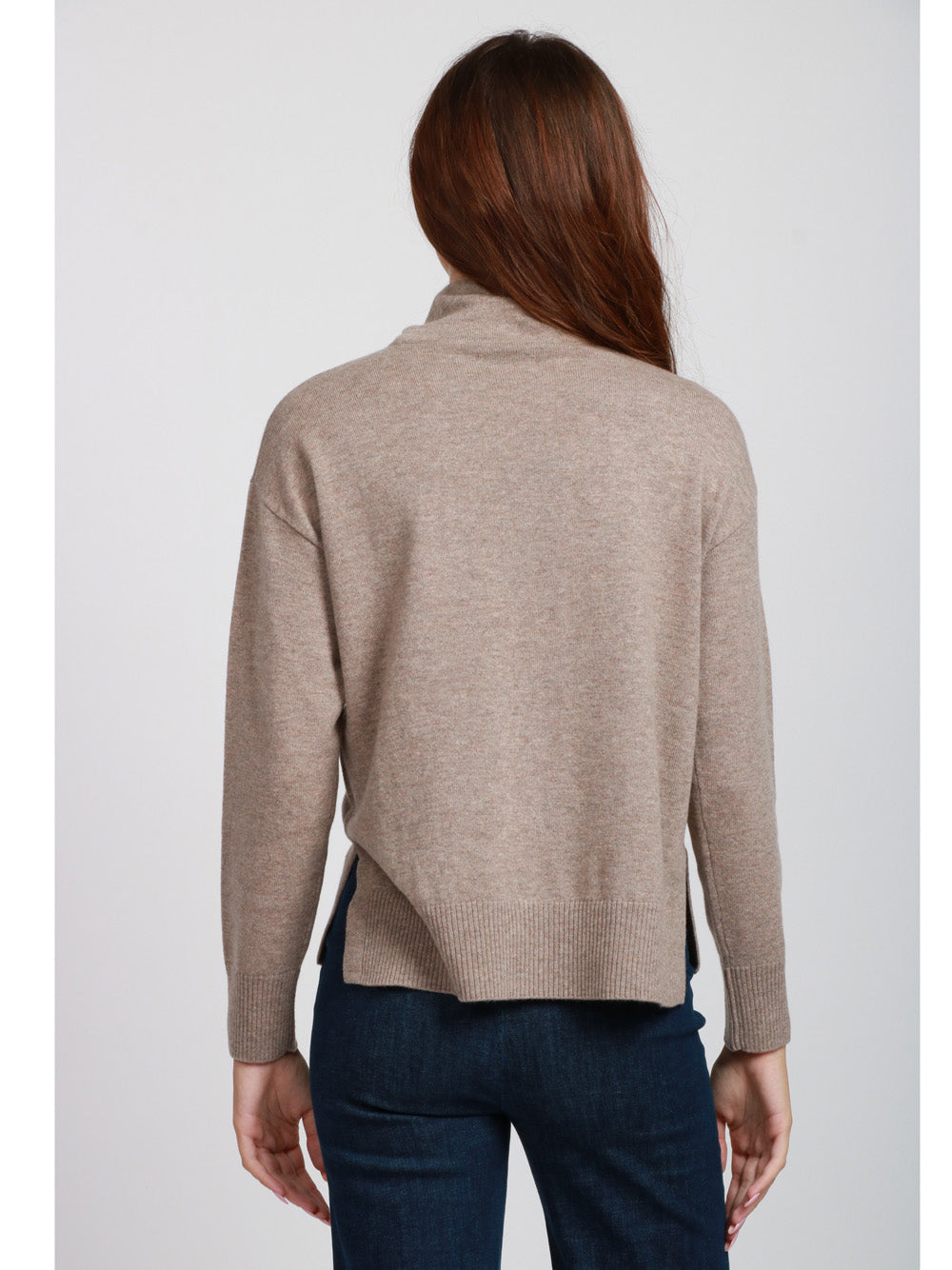 WEEKEND MAX MARA Maglia Scrivia in Lana e Cashmere Fango Fango