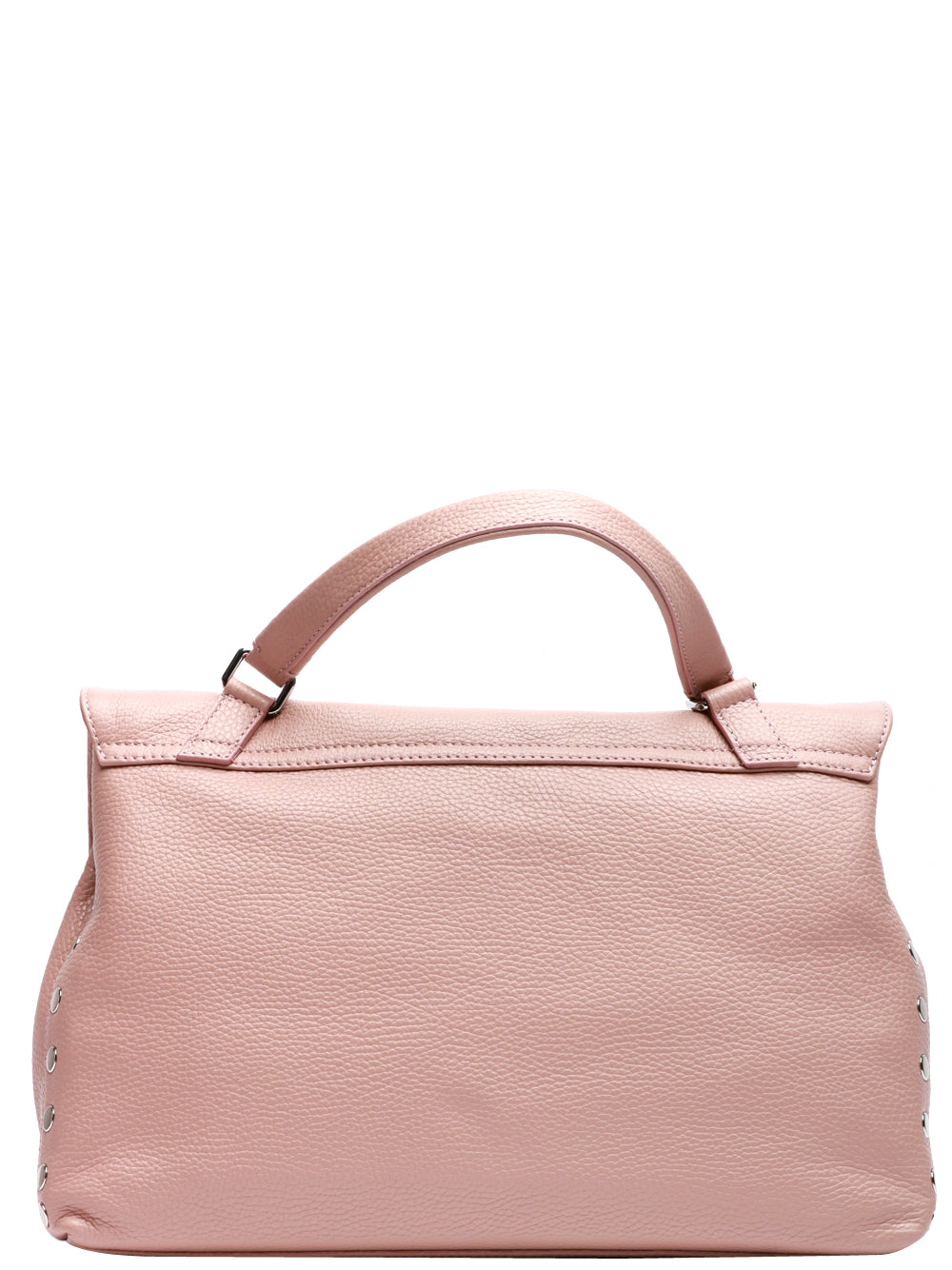 ZANELLATO Borsa a Mano Postina Daily Medium in Pelle Rosa con Tracolla Rosa