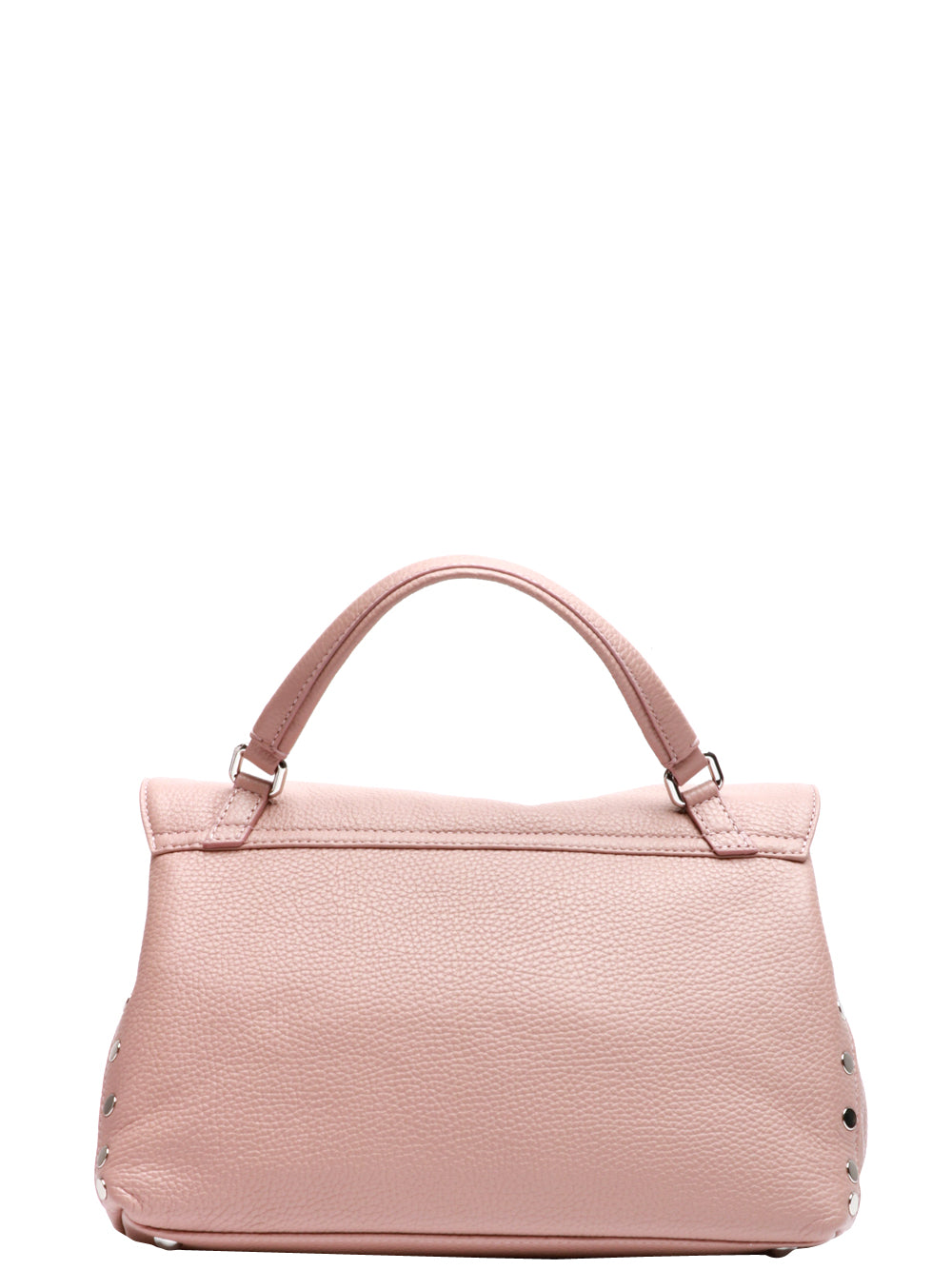 ZANELLATO Borsa a Mano Postina Daily Small in Pelle Rosa con Tracolla Rosa