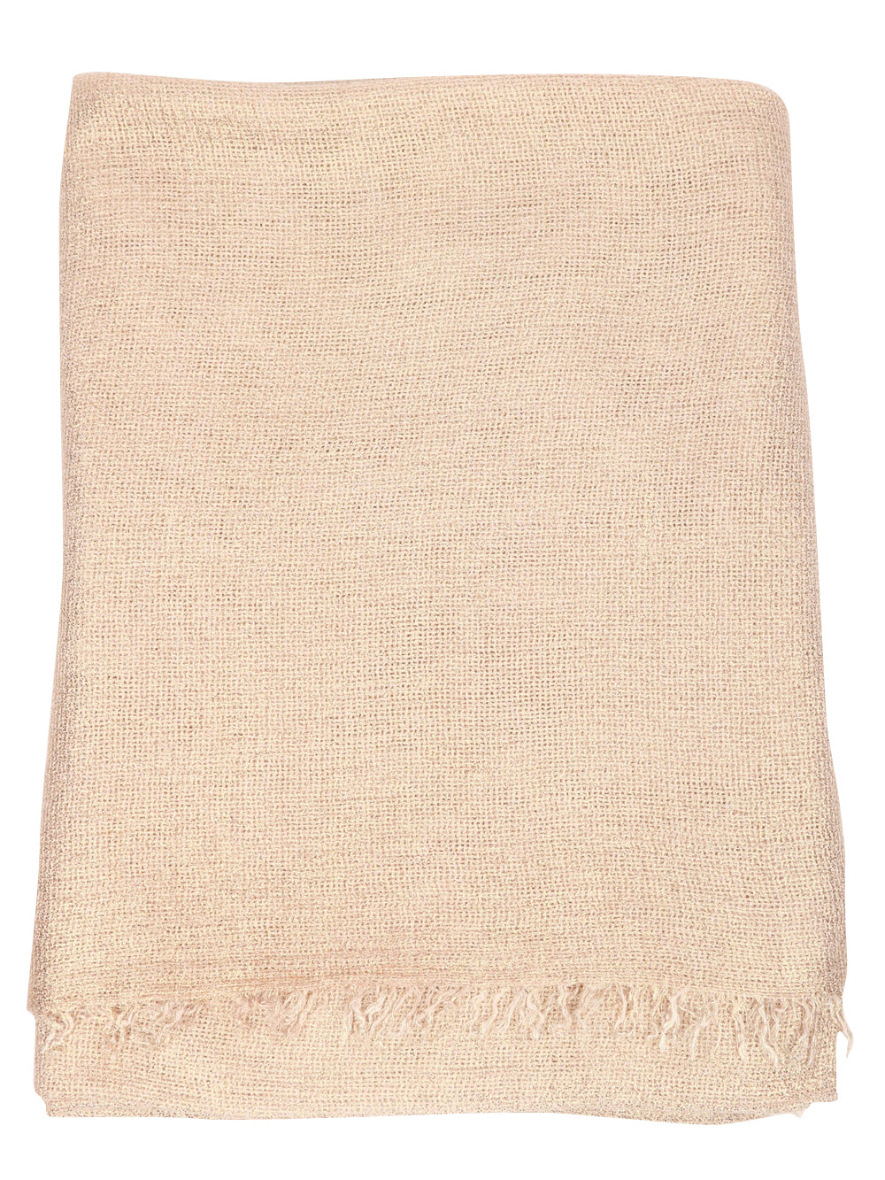 Sciarpa in Garza Oro Rosa con Lurex