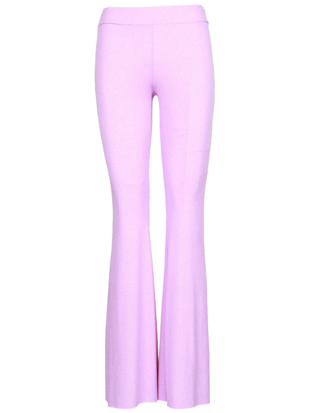 BG LOVE Pantaloni Frida a Zampa Glicine con Glitter Lilla