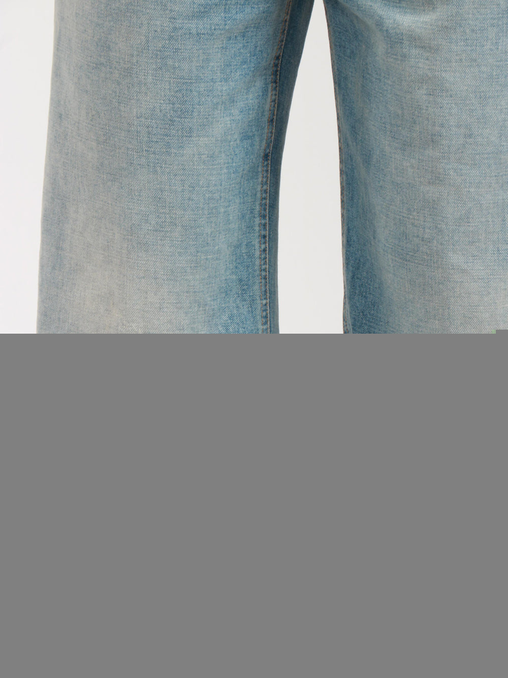 DONDUP Jeans Francine in Denim con Gamba Larga e Rotture Denim