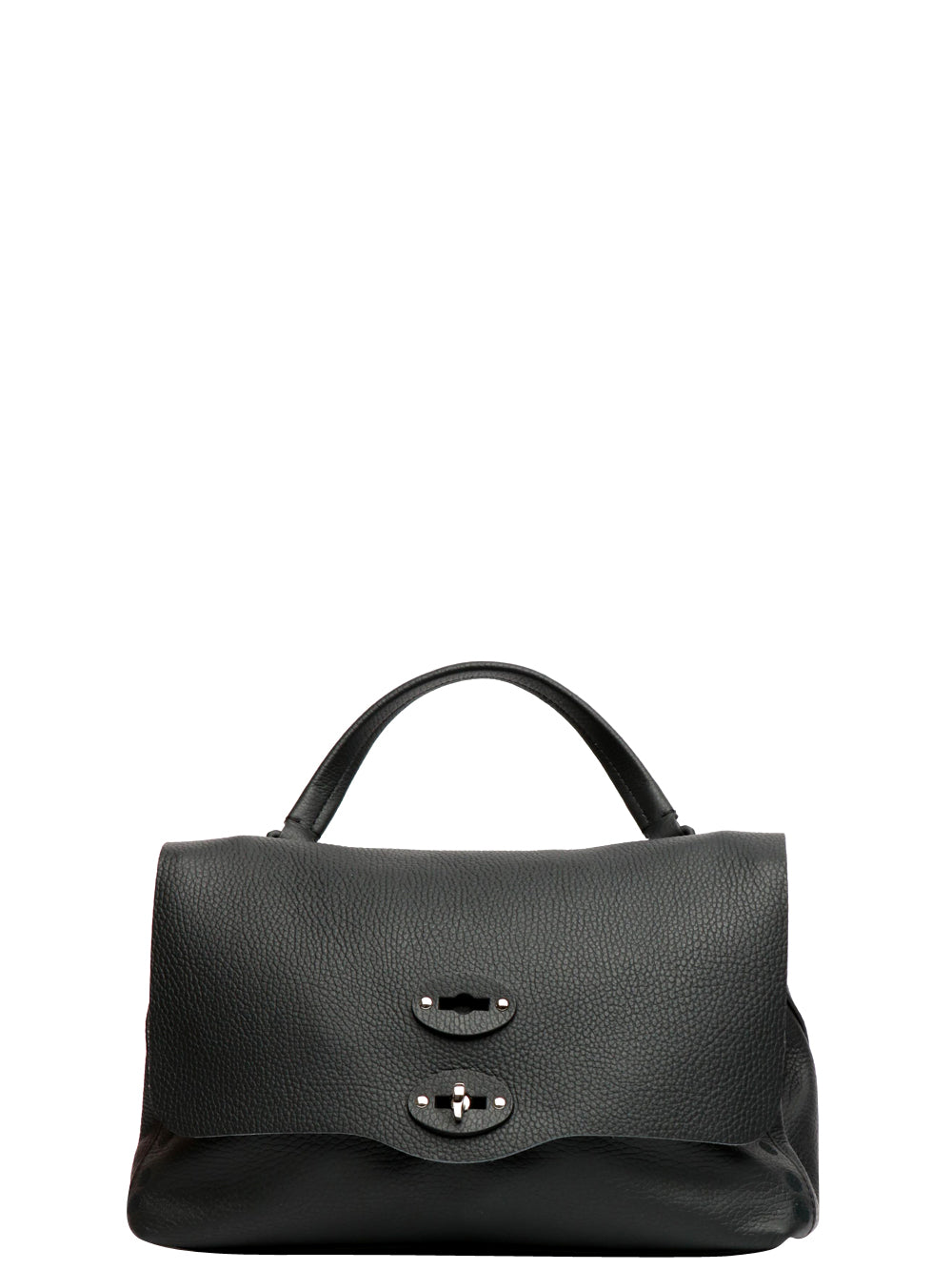 Borsa a Mano Postina Pura 2.0 Luxethic Small in Pelle Nera