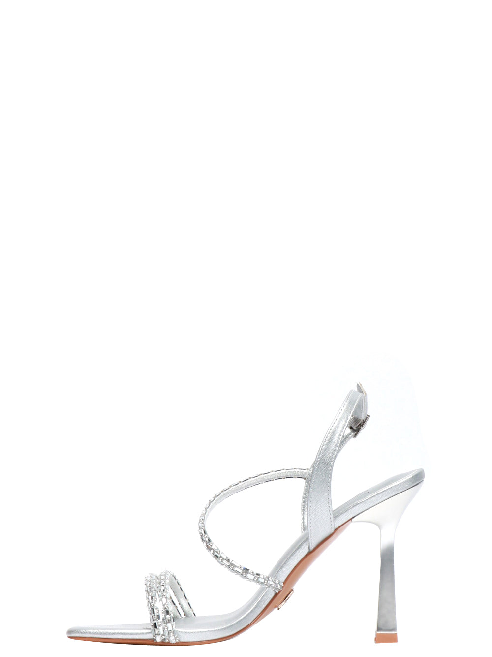 ALBANO VANITY Sandali Gioiello Argento con Fascia Trasversale Argento