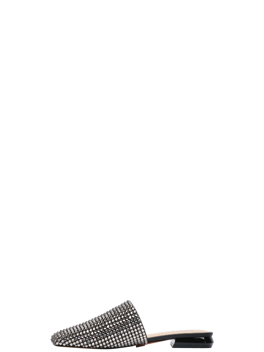 ALBANO VANITY Scarpe Slippers con Strass Nere Nero/argento
