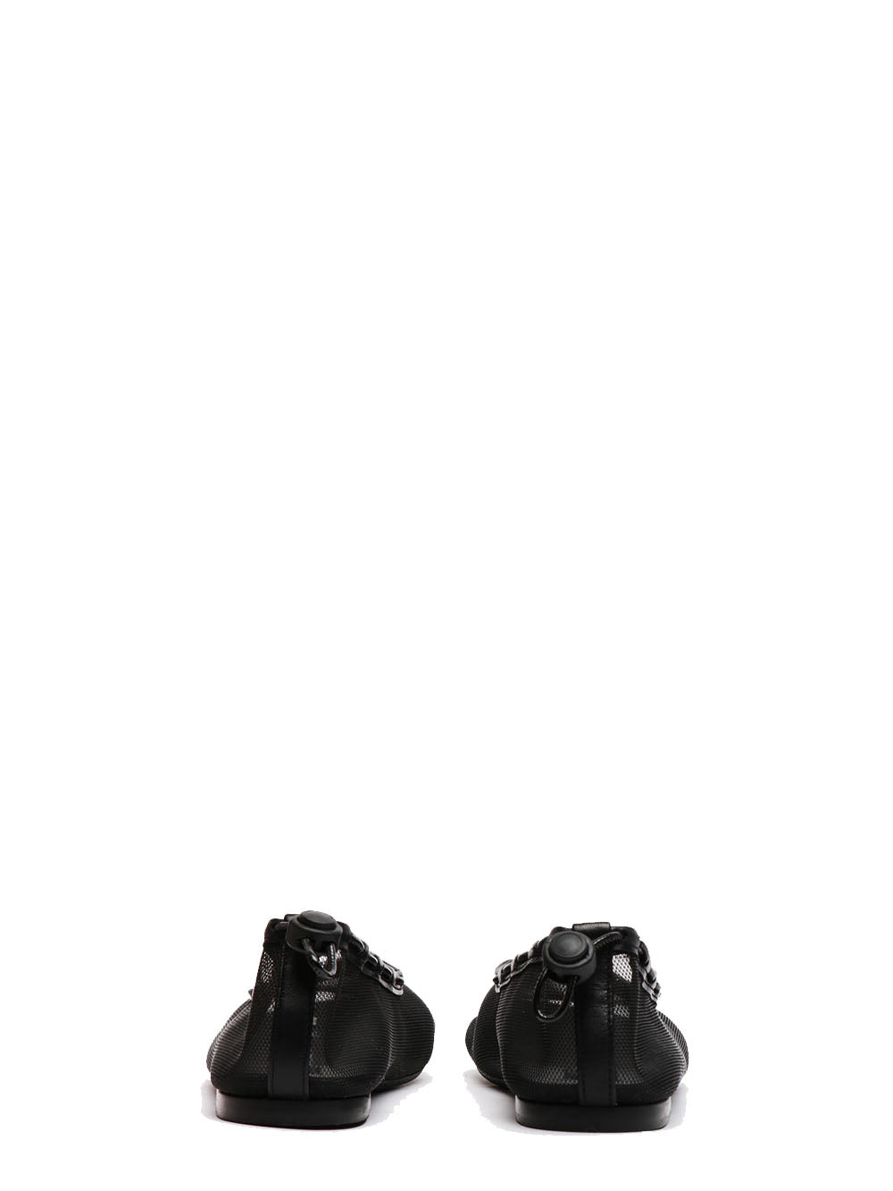 Alohas Scarpe Ballerina Gill in Rete Nere Nero