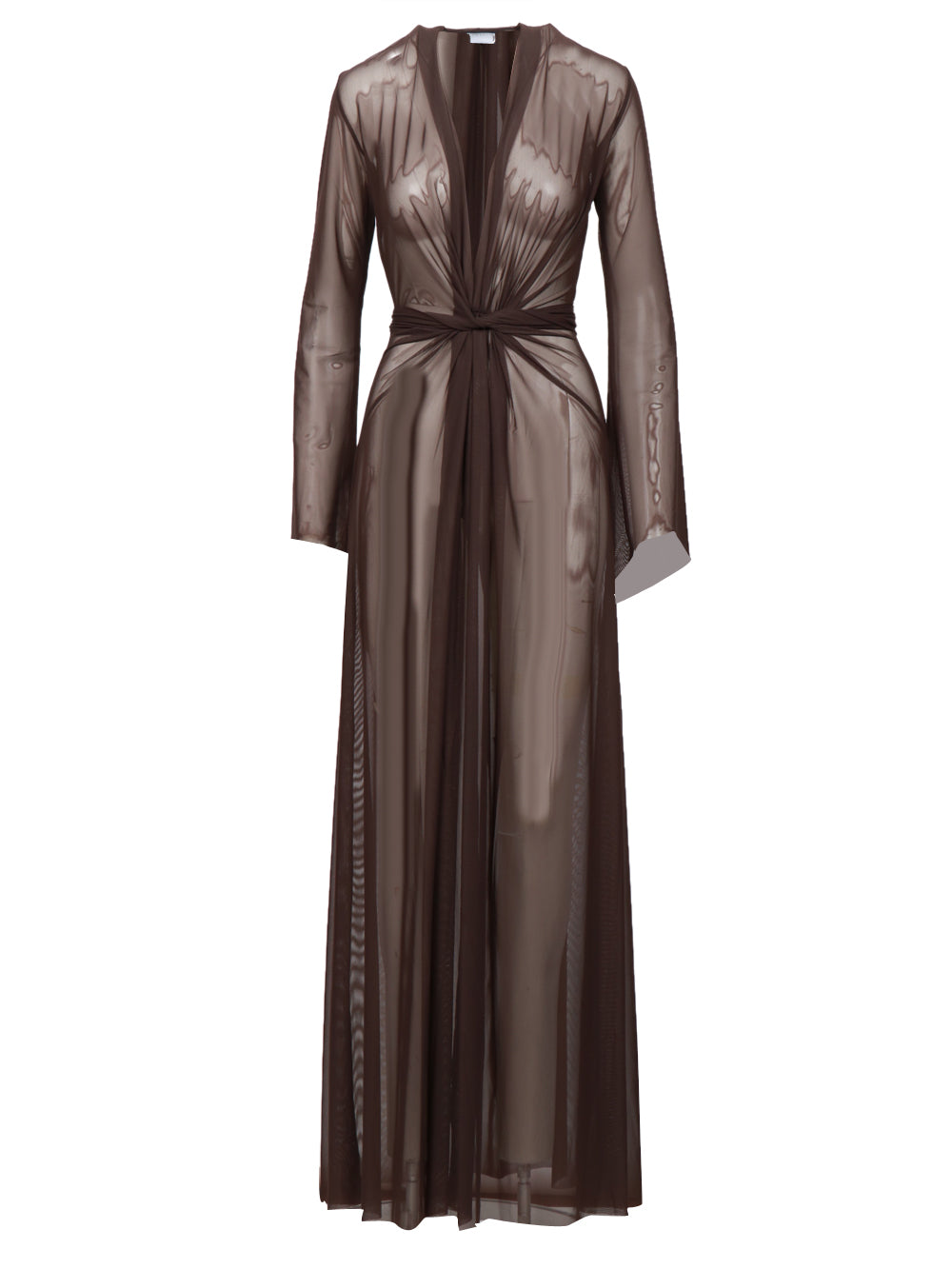 AMAZUIN VESTITO MARGOT CIOCCOLATO IN TULLE Cioccolato