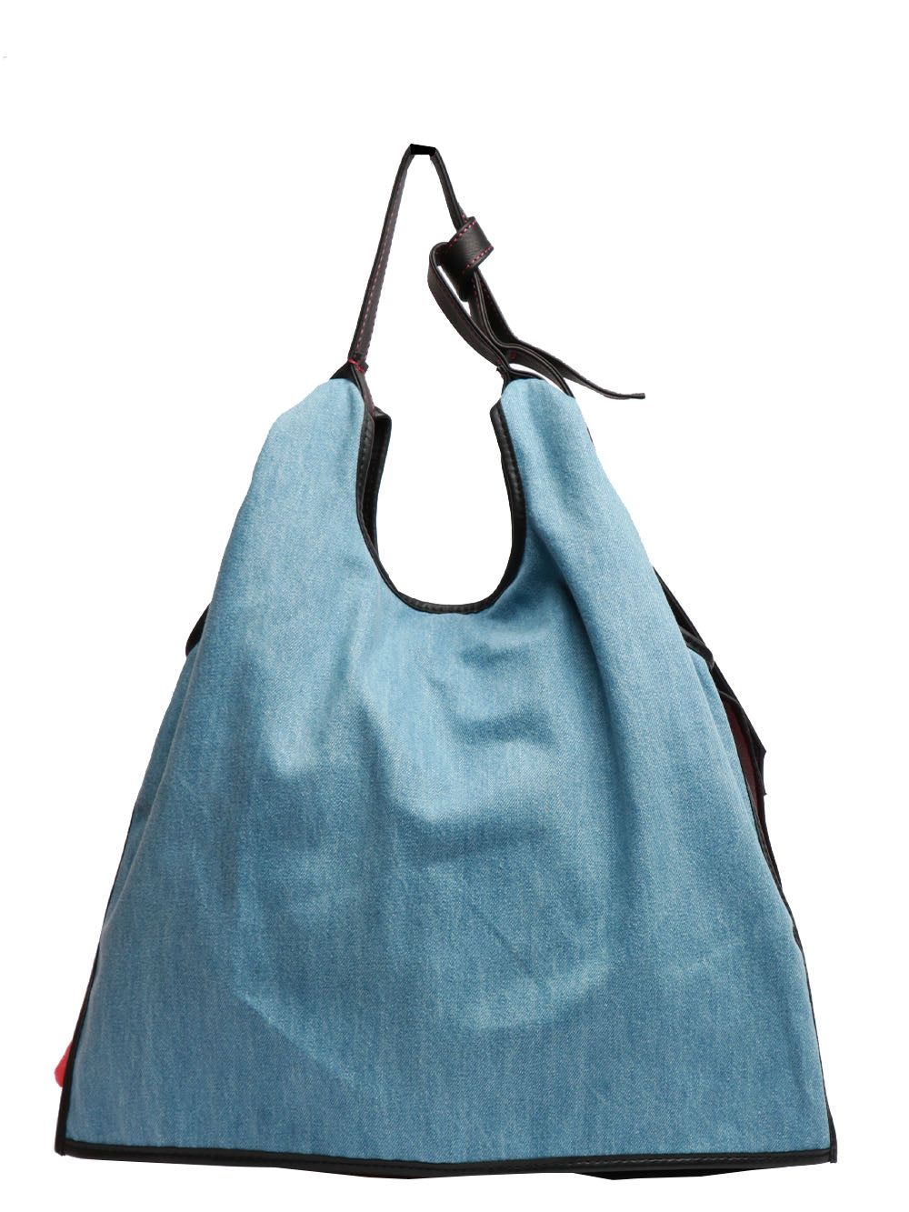 ANITA BILARDI Borsa a Spalla Picasso 1 in Denim con Snoopy Love Always Denim+rosa