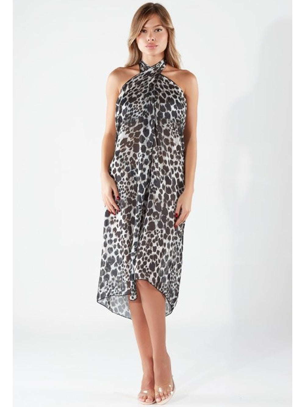 BG LOVE Pareo Diamante Animalier Animalier