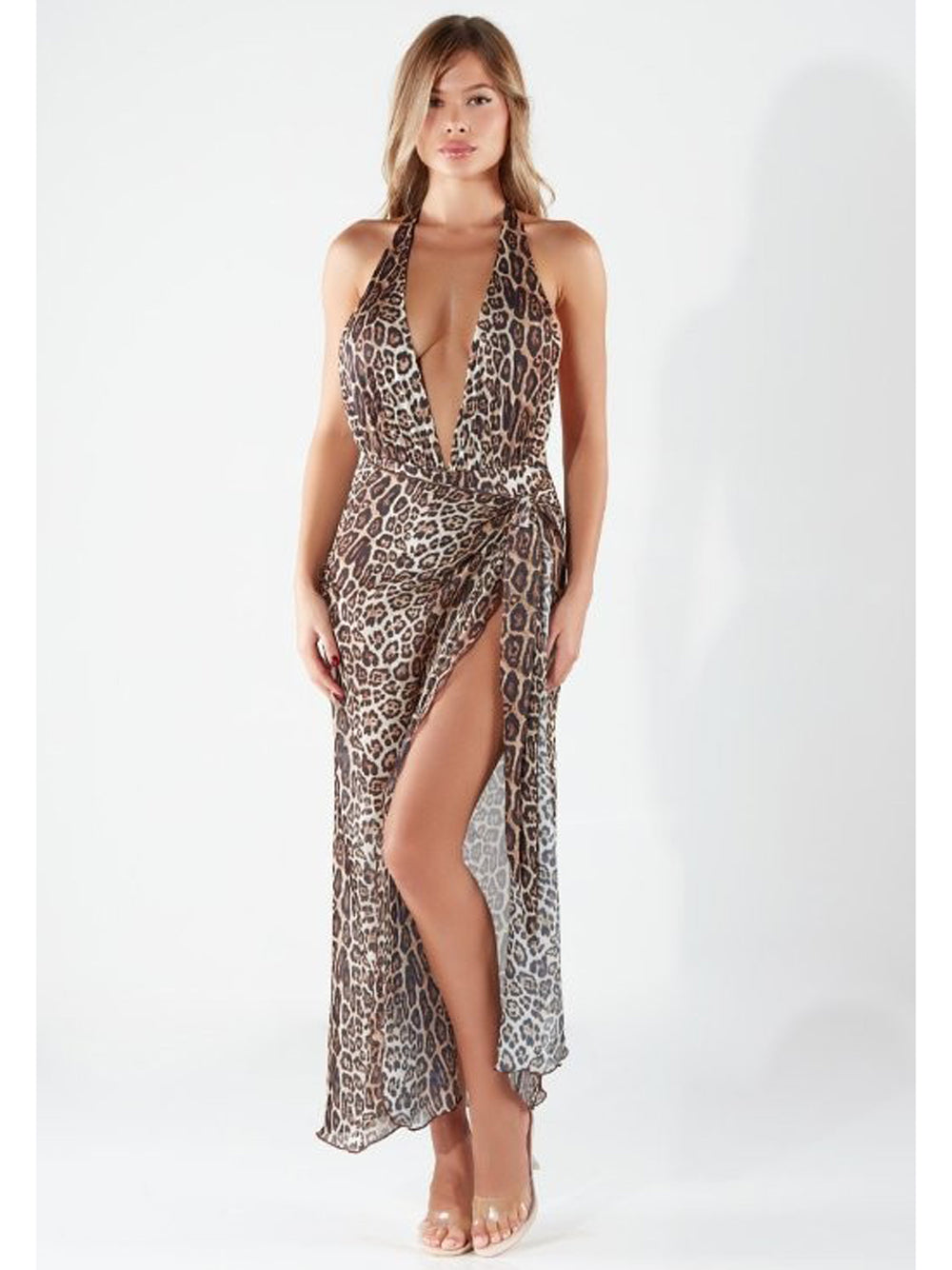 BG LOVE Pareo Acquamarina Maculato Leopardato