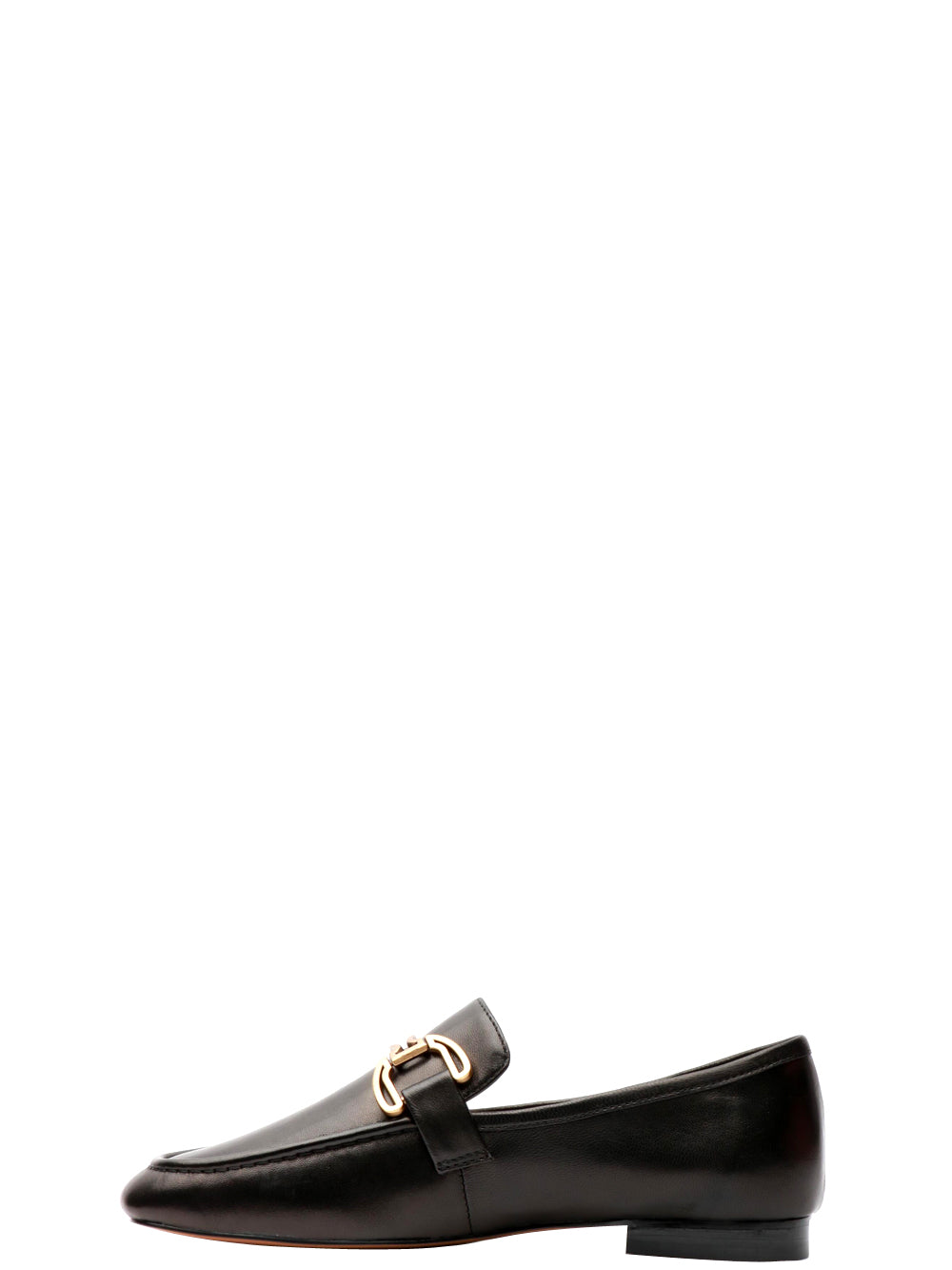 BIBI LOU Scarpe Mocassini Zagreb in Pelle Nere con Fibbia Nero