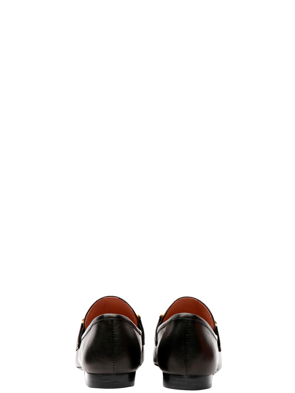 BIBI LOU Scarpe Mocassini Zagreb in Pelle Nere con Fibbia Nero