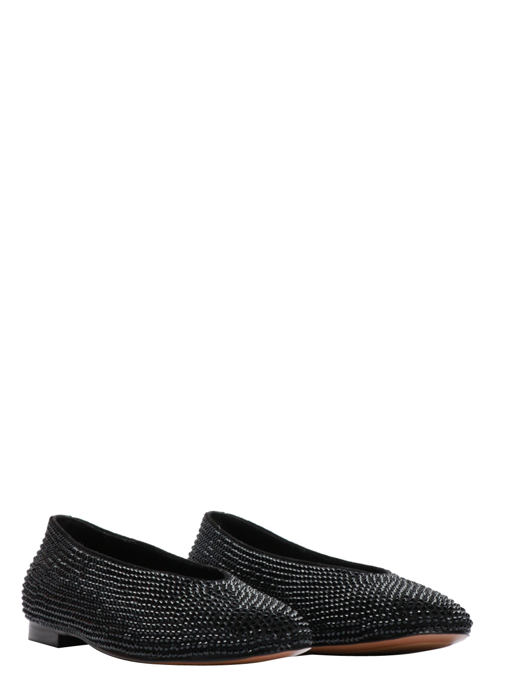 BIBI LOU SCARPA BALLERINA GAIDA NERA CON STRASS Nero