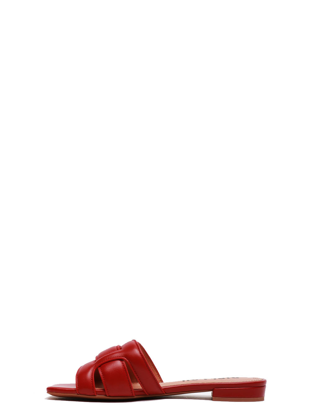 BIBI LOU Sandali Holly Bassi in Pelle Rossi Rosso