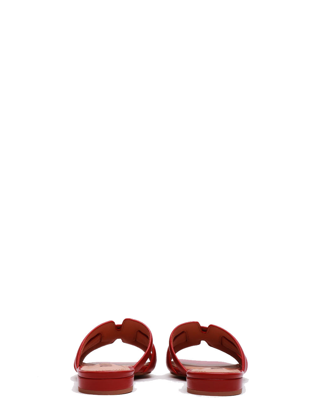 BIBI LOU Sandali Holly Bassi in Pelle Rossi Rosso