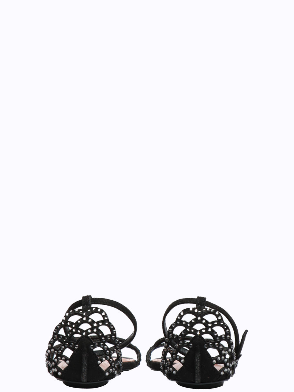 Sandali bassi Selah Neri in Suede