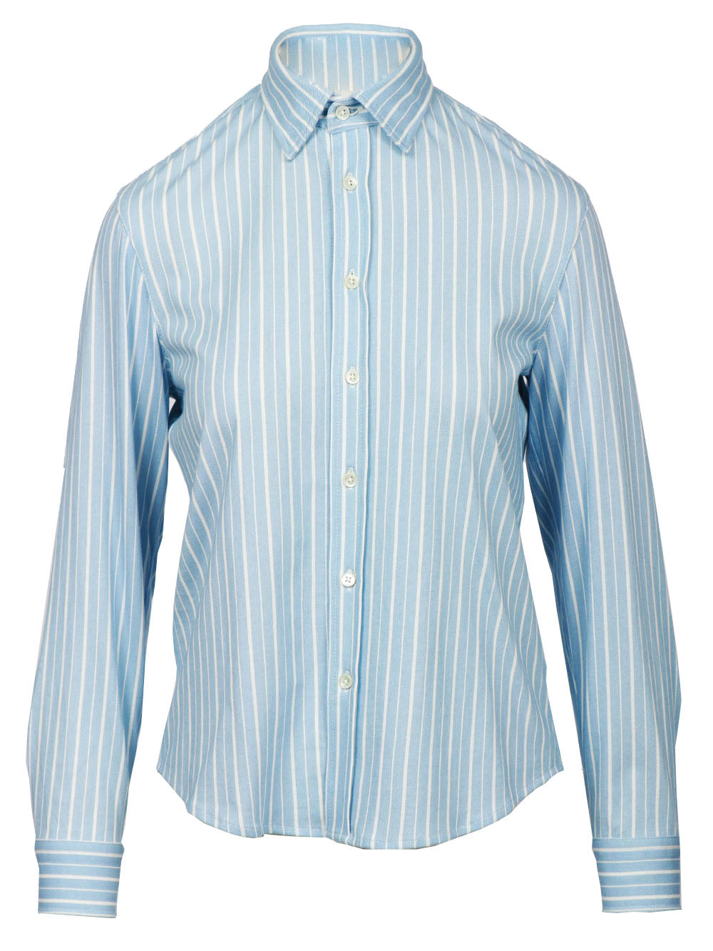 CIRCOLO 1901 Camicia in Cotone a Righe Celeste e Bianca Cielo bianco