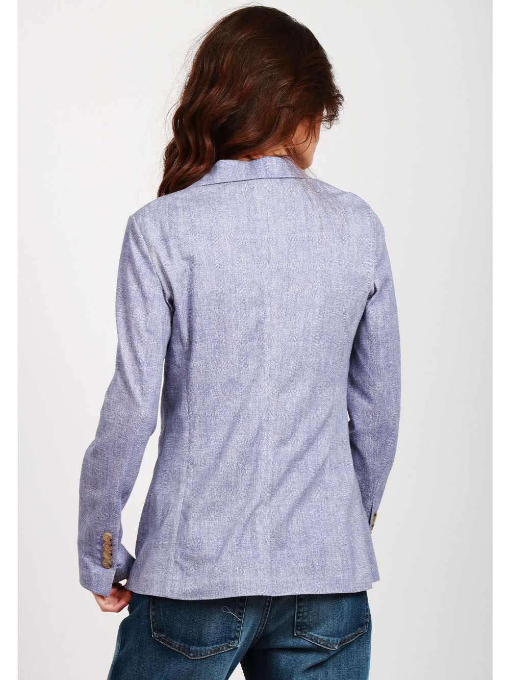 CIRCOLO 1901 GIACCA PIQUETIN COTONE MONOPETTO AZZURRA Azzurro