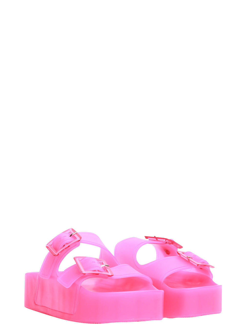 COLORS OF CALIFORNIA Sandali con Zeppa in Gomma Fucsia Fucsia