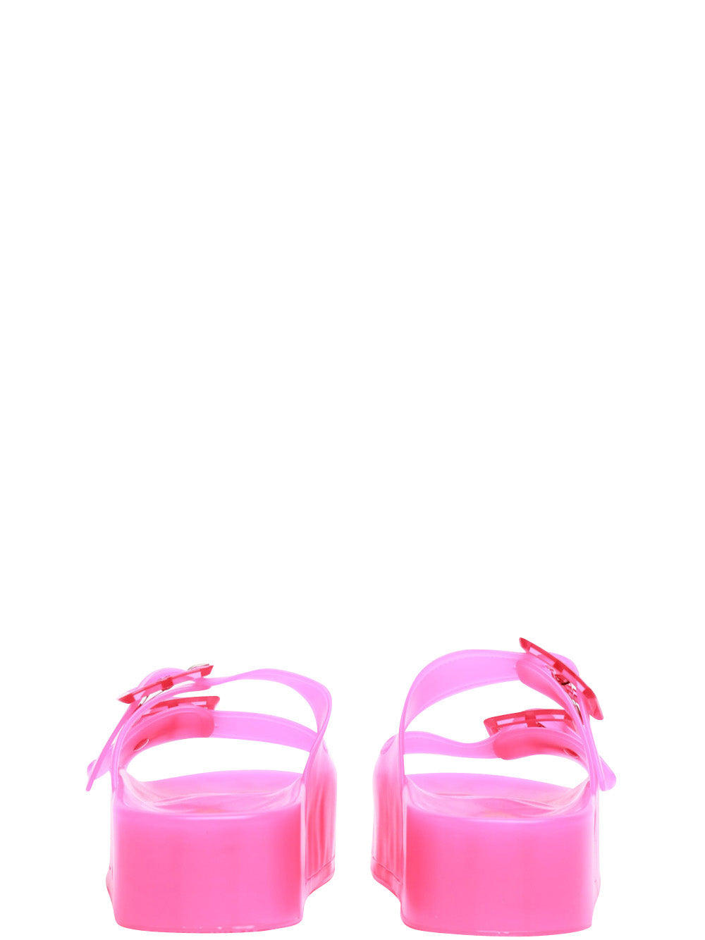 COLORS OF CALIFORNIA Sandali con Zeppa in Gomma Fucsia Fucsia