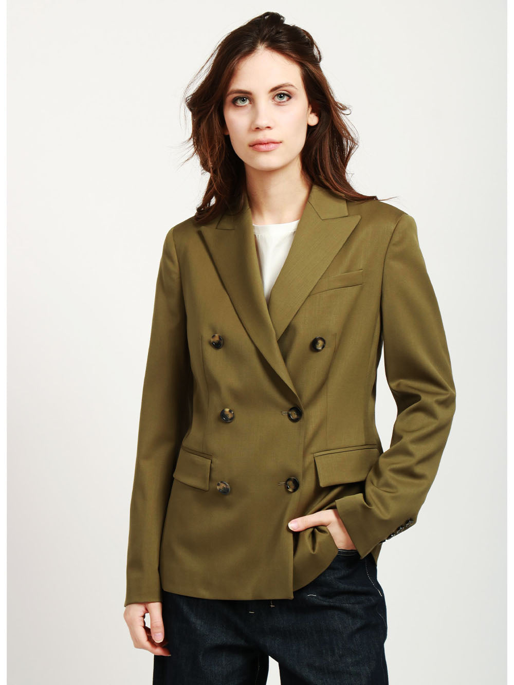 DONDUP Top a Fascia Nero Celeste
