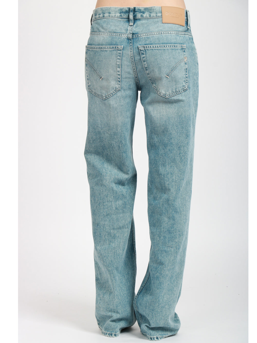 DONDUP Jeans Jacklyn wide leg in denim chiaro Denim chiaro
