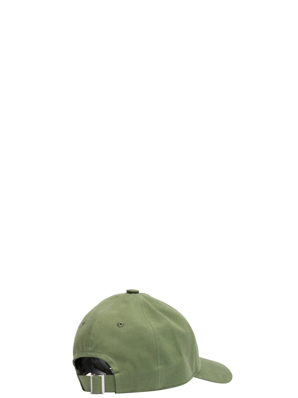 DONDUP Cappello Baseball in Canvas Verde Militare