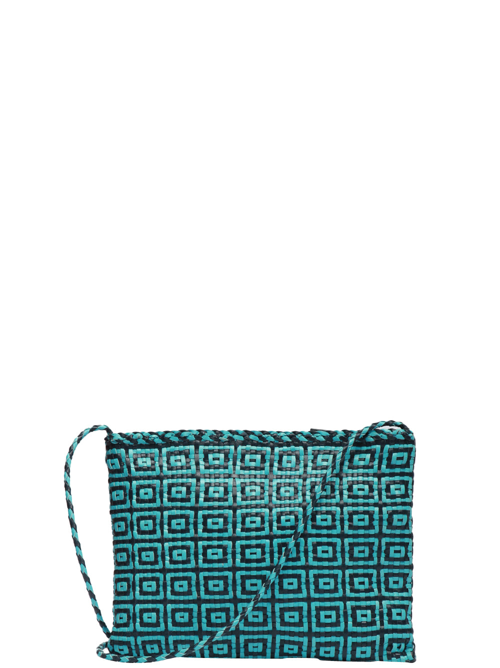 DRAGON DIFFUSION Borsa Pochette Parimula con Tracolla Blu e Celeste Blu/celeste
