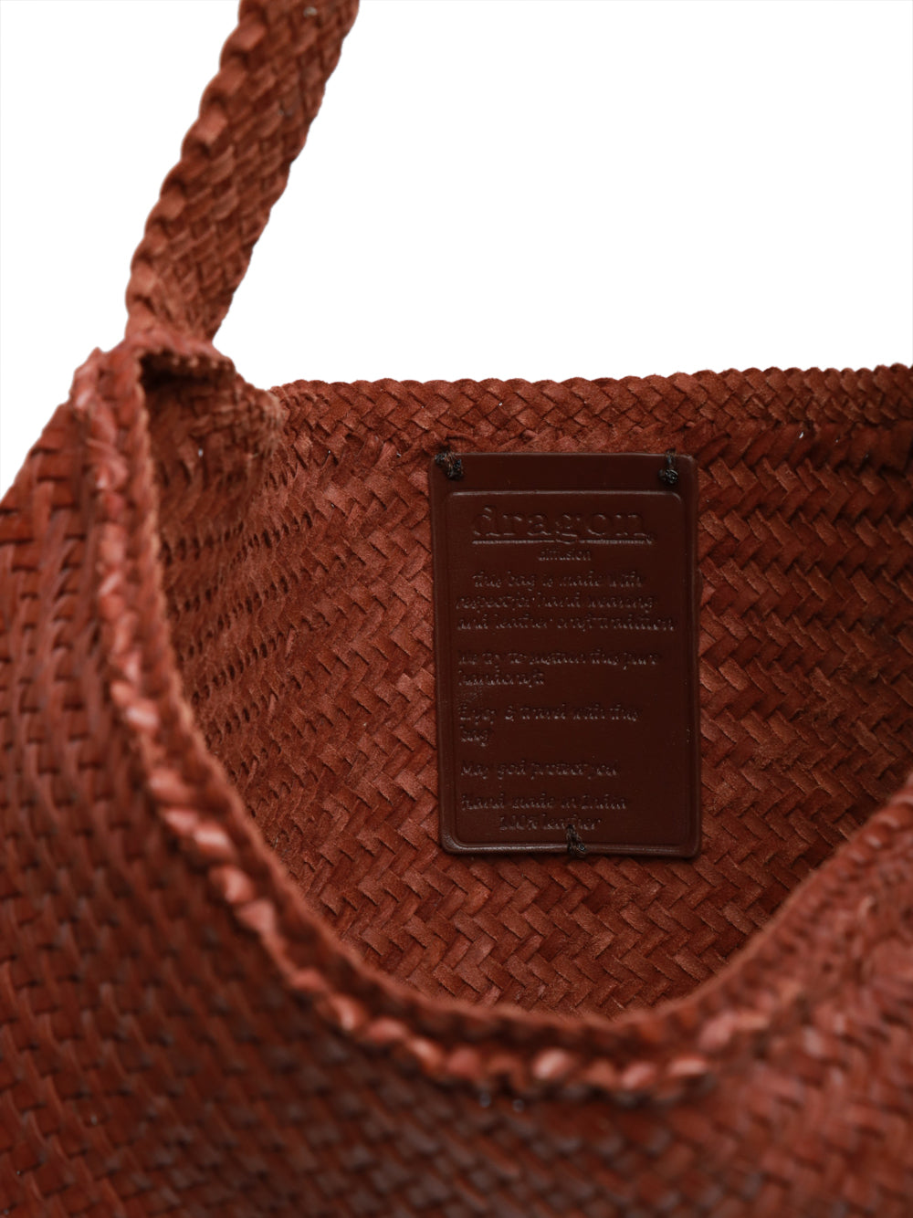 DRAGON DIFFUSION Borsa a Spalla Ars Tote Diagonal Color Bruciato Bruciato