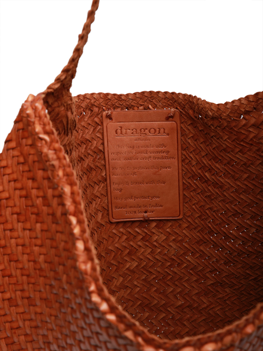 DRAGON DIFFUSION Borsa a Spalla Ars Tote Diagonal Cuoio Cuoio