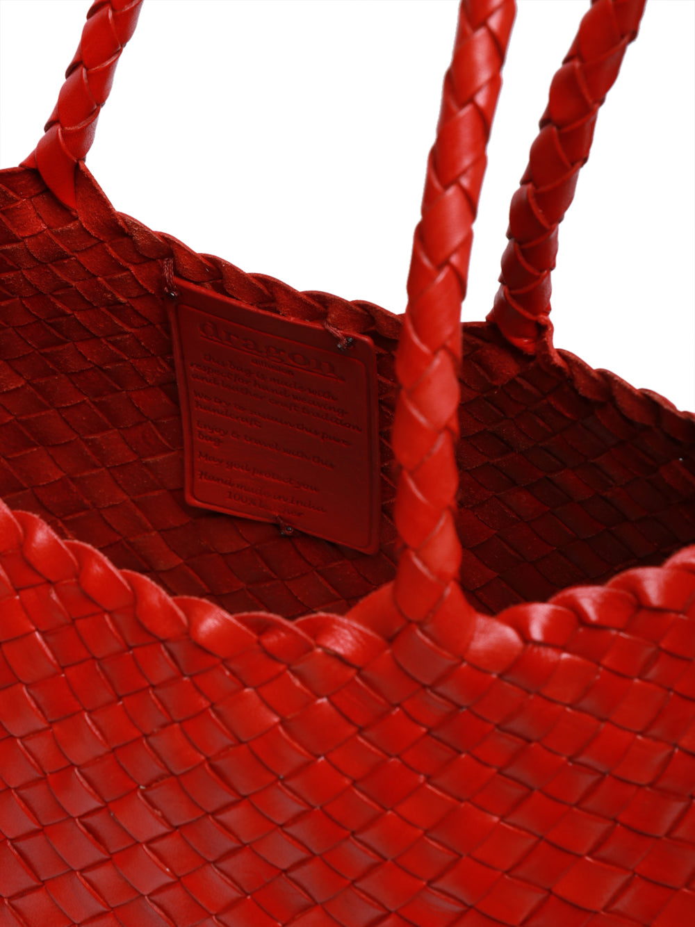DRAGON DIFFUSION Borsa a Spalla Santa Croce Big Rossa Rosso