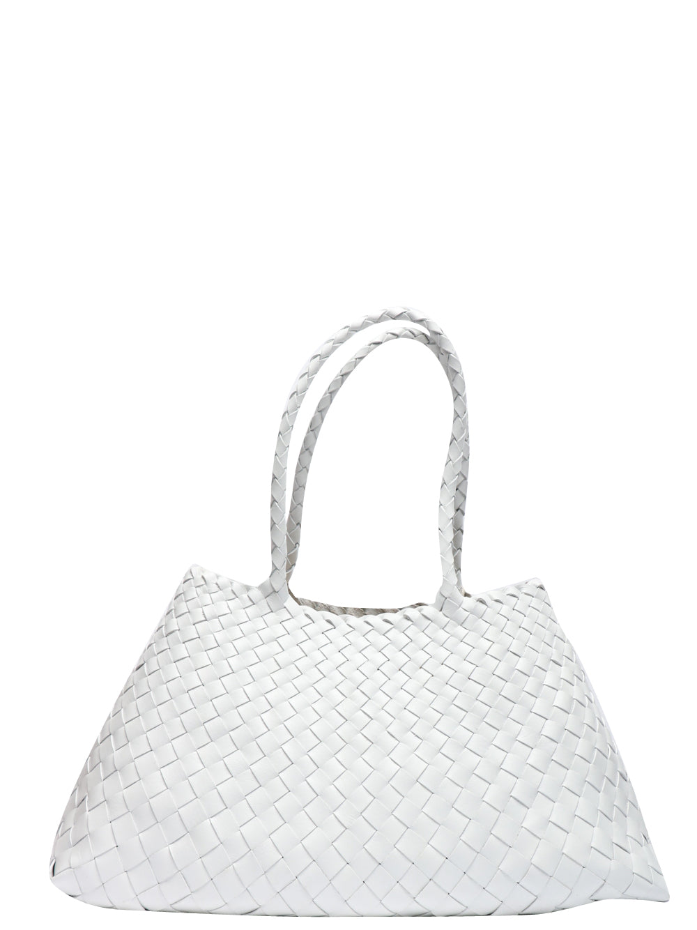 DRAGON DIFFUSION Borsa a Spalla Santa Croce Big Bianca Bianco