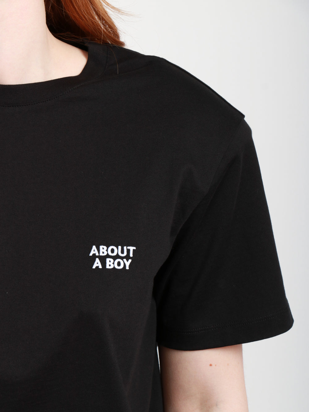 ERIKA CAVALLINI T-shirt in Cotone Nera About a Boy Nero