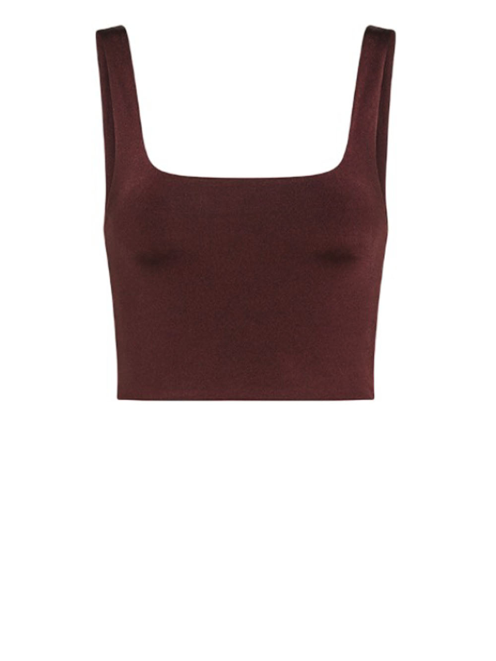 Top Bralette in Jersey Lucido Vinaccio