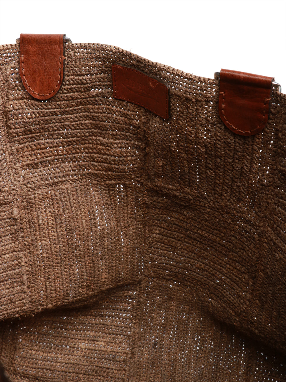 IBELIV Borsa a spalla Miray Maxi in Rafia Kaki Kaki