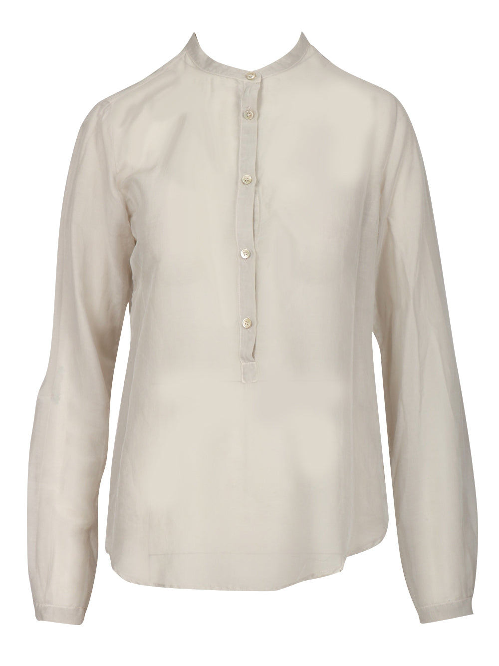 JUCCA Camicia in Mussola di Cotone Grigio Perla Grigio perla