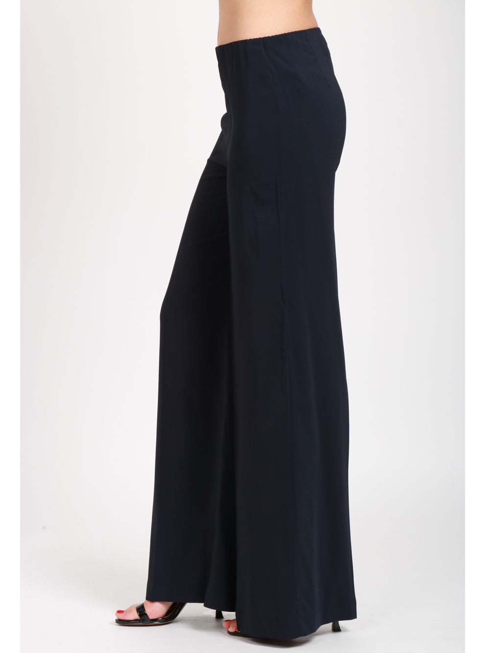 JUCCA PANTALONI PALAZZO BLU IN VISCOSA Blu