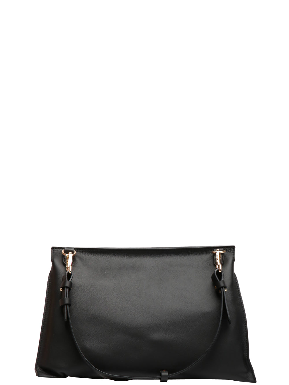MY-BEST BAG Borsa a Spalla Valeska in Pelle Nera Nero