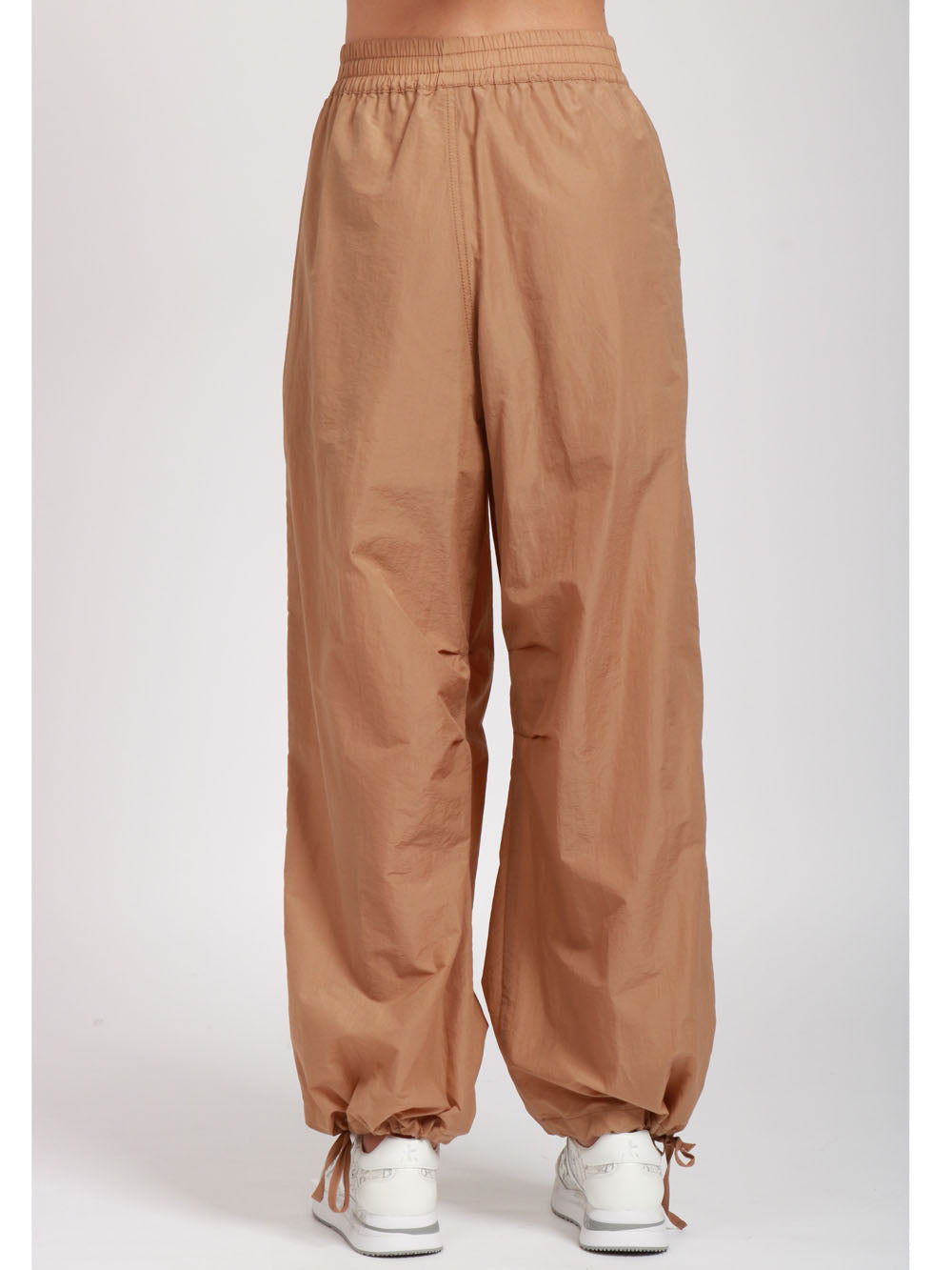 PHILOSOPHY DI LORENZO SERAFINI PANTALONI IN NYLON CAMEL Camel