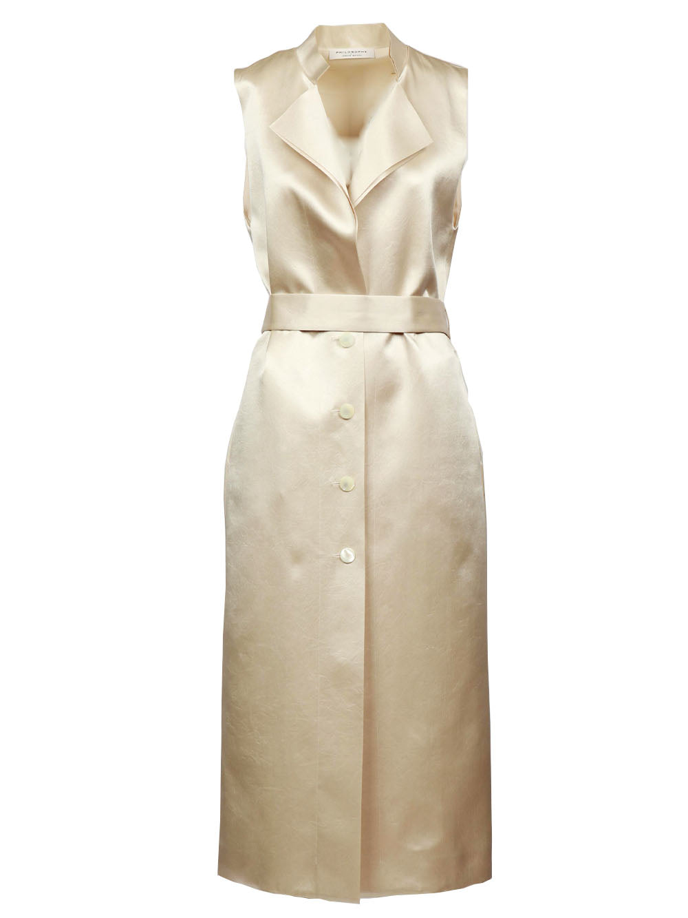 Ivory Duchesse Vest Robe Manteau Dress